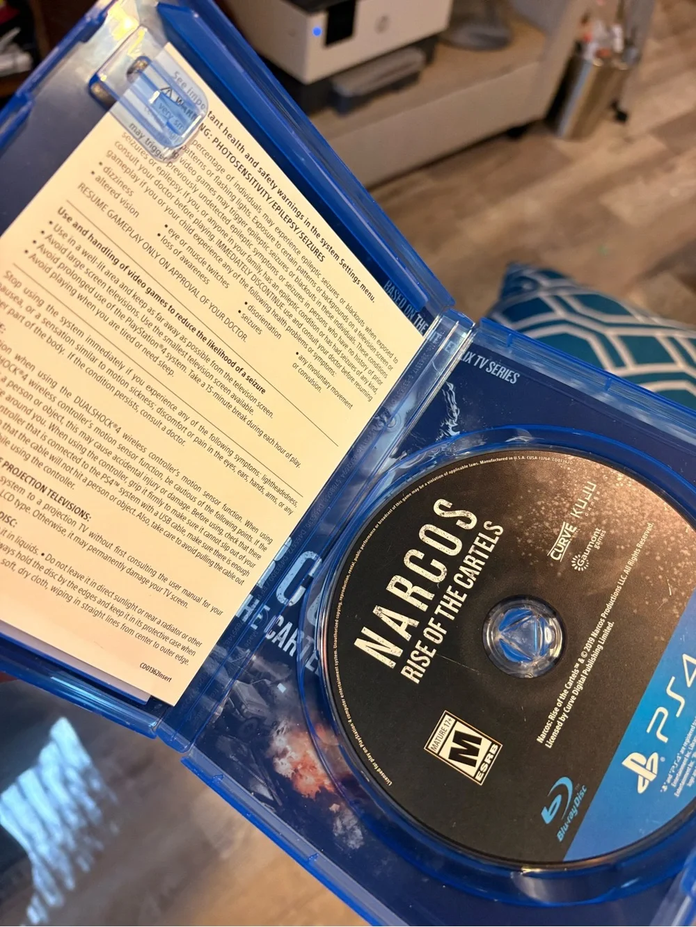 Sony PS4 Narcos: Rise of the Cartels - Blue Case